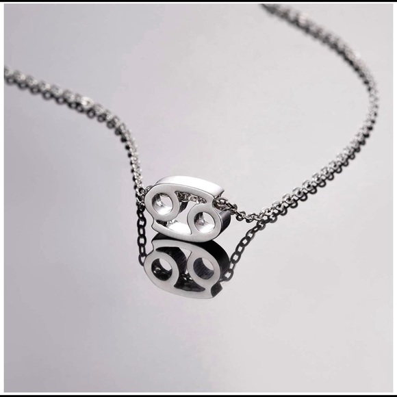 16k gold plated zodiac cancer sign necklace - Picture 3 of 5